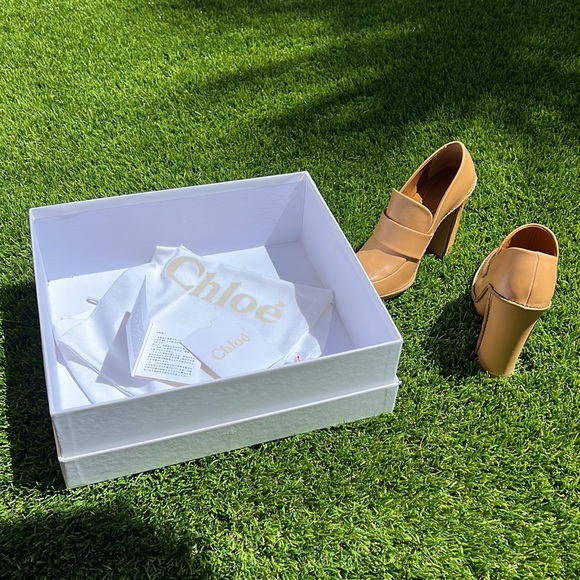 NWB Chloe Cookie Heels size 36 1/2 but fits like a true designer 35 size - Picture 8 of 11